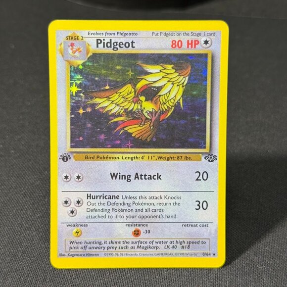 Pidgeot Jungle 1st Edition "Reprinted" - Picture 2 of 3
